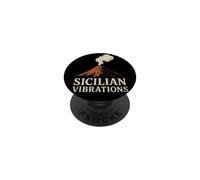 ETNA Sicily Vibes - Vacaciones Vulcano Sur de Italia Sicilia PopSockets PopGrip Adhesivo