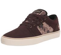 Etnies Barge LS - Aspecto clásico de Patinaje, Silhoutte Vulcanizado Delgado, Cuello blindado Fuerte, Vulc Reforzado, Ajuste Acolchado, Tenis de Uso Diario 2025, Marrón Tan Negro, 41.5 EU