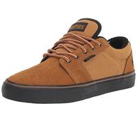 Etnies Barge LS - Aspecto clásico de Patinaje, Silhoutte Vulcanizado Delgado, Cuello blindado Fuerte, Vulc Reforzado, Ajuste Acolchado, Tenis de Uso Diario 2025, Tabaco, 45.5 EU
