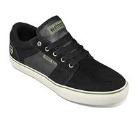 Etnies Barge LS, Zapatos de Skate Hombre, Negro Blanco Plateado, 45.5 EU