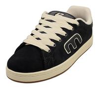 Etnies Callicut - Estilo de patinaje patrimonial, aspecto hinchado, vibración gruesa de los años 90, suela de copa reforzada, sensación acolchada, tenis de uso diario 2025, Azul marino y marrón, 43 EU