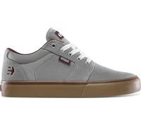 etnies Kids Barge LS Vulc, Skate Shoe Unisex Adulto, Grey/Gum/Red, 35 EU