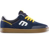 etnies Kids Marana, Skate Shoe Unisex Adulto, Navy/Gum/Yellow, 36 EU