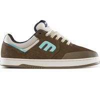 etnies Marana - Skate profesional icónico, cupsole Michelin reforzada, sensación acolchada, sneakers para cada día, 3 veces más duradero, más resistente que nunca Brown/Blue 10.5