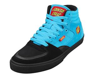 Etnies Screw Vulc Mid X Santa Cruz - Tenis de skate para hombre, Negro/ azul/ negro, 42 EU