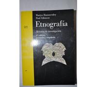 Etnografía: Métodos de investigación: 69 (Básica)