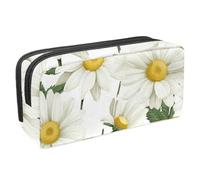 etoenbrc Estuche para lápices, estuche para lápices Little Green Daisy con cremallera, bolsa impermeable para bolígrafos, suministros de oficina, organizador de papelería para adolescentes, niñas,