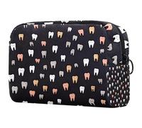 etoenbrc Little Puppy Paws - Bolsa de maquillaje reutilizable para viajes, bolsa de maquillaje grande para adolescentes, niñas, mujeres, 7.3 x 3 x 5.1 pulgadas, Multicolor 7, Talla única