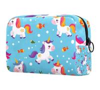 etoenbrc Little Puppy Paws - Bolsa de maquillaje reutilizable para viajes, bolsa de maquillaje grande para adolescentes, niñas, mujeres, 7.3 x 3 x 5.1 pulgadas, Multicolor 6, Talla única