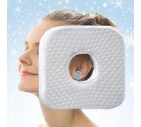 ETOFIXEE Almohada para dormir de lado,Almohada de piercing de oído,Almohada cuadrada con orificio para la oreja de espuma viscoelástica,Almohada ortopédica para el dolor de oído