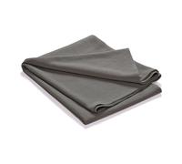 Etol Design Colcha de cama Stripe algodón lavado a la piedra 180x260 gris oscuro