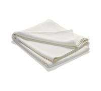 Etol Design Colcha de cama Stripe algodón lavado a la piedra 180x260 Offwhite