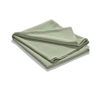 Etol Design Colcha de cama Stripe algodón lavado a la piedra 180x260 Salvia