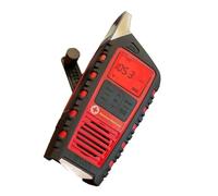 Eton Odyssey Adventure - Radio meteorológica NOAA con manivela, Radio de Emergencia de Todas Las Bandas, Radio de tormenta de Onda Corta Am/FM, Bluetooth, Cargador de teléfono, RDS, Solar, Linterna