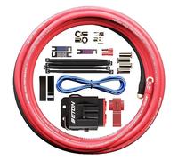 ETON PCC 10 - Juego de cables de conexión de corriente de alta calidad, 10 mm², kit para instalar amplificadores de coche y subwoofer activo, kit de cable de alimentación con fusibles para