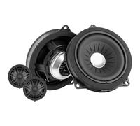 ETON UG-BMW10W - 10 cm/4 pulgadas 2 vías Plug & Play sistema de componentes Plug & Play, juego de altavoces para coche compatible con vehículos BMW y Mini, sistema de sonido para montaje en puerta