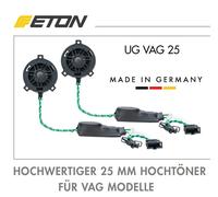 Eton VAG25 Mejorar Enchufe & Jugar Tweeter Compatible Con VW Golf VI 2008-2012