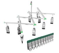 eTone Darkroom - Marco plegable para colgar de secado negativo, resistente al viento, 10 clips para película de 35 mm 120 de 4 x 5 pies