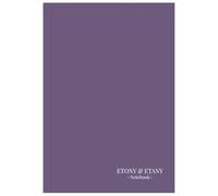 ETONY & ETANY Nocturne Bloom Notebook: Minimalist A5 Lined Journal in Dark Lavender for Calm, Focus & Daily Writing: A Clean, Modern Notebook with a ... Journaling, Notes, Planning & Productivity