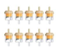 ETOPARS 10 Piezas Filtros de Combustible en Línea Gas para Motocicleta Universal Filtración Gasolina Filtro de Manguera Tubo de Combustible Scooter