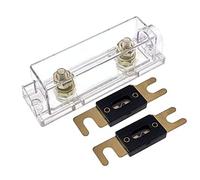 ETOPARS 150A Portafusibles ANL 150Amp Fusible ANL Coche Potencia Audio automotriz la Seguridad Proteger Plateado Oro Proteccion para Calibre 0 2 4