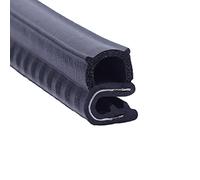 ETOPARS 157" Pulgada Junta de Goma para Puerta de Coche, Protector de Bordes Auto Forma U, Tira de Sellado Con Bombilla Lateral para Coche Barco 14mm X 18mm