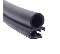 ETOPARS 157" Pulgada Junta de Goma para Puerta de Coche Protector de Bordes Auto Puerta Forma U Tira de Sellado de Puerta con Bombilla Lateral para Coche Barco 17mm X 27mm