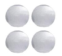 ETOPARS 4 Piezas Cubiertas Neumáticos 18-21 Pulgadas Impermeable Cubierta | llanta de Refacción Cubierta Neumático Funda Protector para Ruedas Remolque Plata
