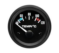 ETOPARS Coche Medidor de Temperatura del Agua Motor 2" 52mm Agua Temperatura Indicador Auto Temperatura Puntero Medidor de Calibre Blanco Luz Temp Instrumentos Vehículo