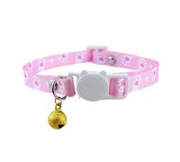 ETOPARS Collar de Gatito con Campana, Collares de Dibujos Animados de Poliéster para Cachorros Gatos y Gatitos, Colorido Collar de Mascota Ajustable de Verano
