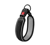 ETOPARS Collar de Perro con Malla Reflectante y Relleno, Collares para Mascotas de Aventura Ajustables de Nylon, Collar Ultra Ligero para Perros Grandes, Suave y Transpirable