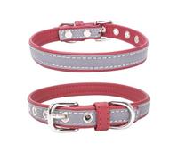 ETOPARS Collar Reflectante para Perros, Collares Cuero Suave de Doble Capa, Cuello Cómodo de Microfibra para Gatos y Cachorros