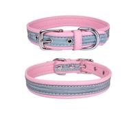 ETOPARS Collar Reflectante para Perros, Collares Cuero Suave de Doble Capa, Cuello Cómodo de Microfibra para Gatos y Cachorros