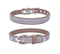 ETOPARS Collar Reflectante para Perros, Collares Cuero Suave de Doble Capa, Cuello Cómodo de Microfibra para Gatos y Cachorros