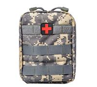 ETOPARS EMT Medical First Aid IFAK Pouch para Excursionistas, campistas y entusiastas del Aire Libre con Equipos tácticos compatibles con MOLLE