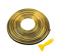 ETOPARS Tiras de Molduras Interiores del Coche 10M Oro Moldura Decorativa Flexible Trim línea Ventilación Aire Tablero Puerta Decoración