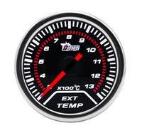 ETOPARS Universal Coche Medidor de Temperatura de Gases Escape 2 Pulgadas 52mm Gases Escape Temperatura Indicador Gases Escape Puntero Medidor de Calibre Blanco Luz Instrumentos