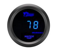 ETOPARS Universal Coche Medidor de Temperatura del Agua 2 Pulgadas 52mm Agua Temperatura Indicador Digital Celsius Temperatura Medidor de Calibre Azul Luz Temp Instrumentos