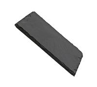 Etrexonline Tablas de Pizarra Premium | Platos de Piedra Negra para Aperitivos | Bandejas de Sushi y Tapas | Estilo Moderno | Resistente al Desgaste| Ideal para cualquier Evento | 24x32x0.8 cm