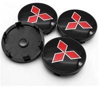 ETRFUNB 4 Piezas Coche Tapacubos para Mitsubishi Colt Z30 2004-2012 60mm, Centro de Rueda Tapas de Rueda Cubos de Bujes con Logotipo Tapas Centrales,C