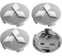 ETRFUNB 4 Piezas Coche Tapacubos para Mitsubishi Colt Z30 2004-2012 60mm, Centro de Rueda Tapas de Rueda Cubos de Bujes con Logotipo Tapas Centrales,B