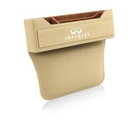 ETRFUNB Organizador de Hueco de Asiento para Infiniti Q70 Q70L 2013-2019, Relleno para Hueco de Asiento Caja de Almacenamiento para Coche Multifunción,Beige