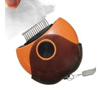 Étrille Pour Chien - Brosse Démêlante Pours Chiots | Peigne de Toilettage Portable Animaux | Accesorio Maison Jardin Parc Voyage Extérieur Élimine Poils Morts Nœuds Ergonomique