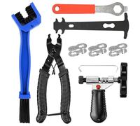 ETROBOT Juego de reparación de cadenas de bicicletas,Remachadora de cadenas de bicicleta, Tronchacadenas Bicicleta, Extractor de Cassette, Alicates Cadena Bicicleta para cadenas de 6 a 10 velocidades.