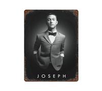 ETRVBDUB Póster de Actor Joseph Gordon Levitt para decoración de pared, póster de metal moderno, decoración de bar, 40 x 30 cm