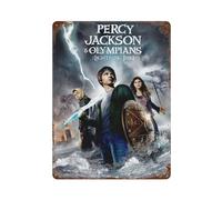 ETRVBDUB Póster de la película Percy Jackson y el ladrón de fuego, decoración de pared, póster de metal moderno, decoración de bar, 40 x 30 cm