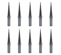 ETS Punta de soldadura de aguja fina redonda cónica larga 0.0015 pulgadas/0.04 mm para WESD50 WES50 WESD51 WES51 PES50 LR20 PES51 LR21 WE1010EU WE1010 Puntas de soldadura de hierro (10)