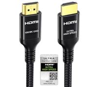 Etseinri Cable HDMI 2.1 2.5 Metros, Certificado 48Gbps Cable HDMI® Ultra Alta Velocidad 10K 8K 4K 1440P@240/165/144/120Hz HDMI Cable Trenzado HDCP 2.3 D-olby Atmos Vision eARC HDR TV Monitor Proyector