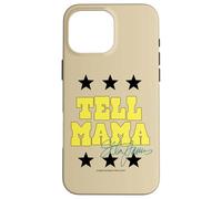 ETTA James Tell Mama Estrellas Amarillas y Negras Carcasa para iPhone 16 Pro MAX