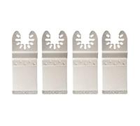 Ettonsun Hoja de herramienta oscilante de diamante de 4 piezas, hojas de sierra multiherramienta oscilante para eliminación de lechada, mortero de limpieza